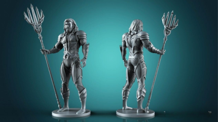 Efsanevi Denizlerin Kralı: 3D Baskılı Aquaman Figürü