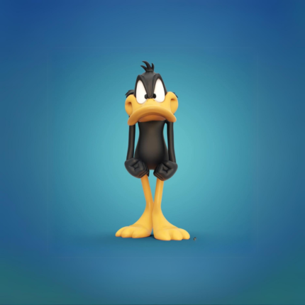 Karizmatik ve Sert Bakışlı Daffy Duck Koleksiyon Figürü
